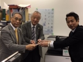 株式会社ヒューテック、ドレスルームアミ様からの寄付の写真