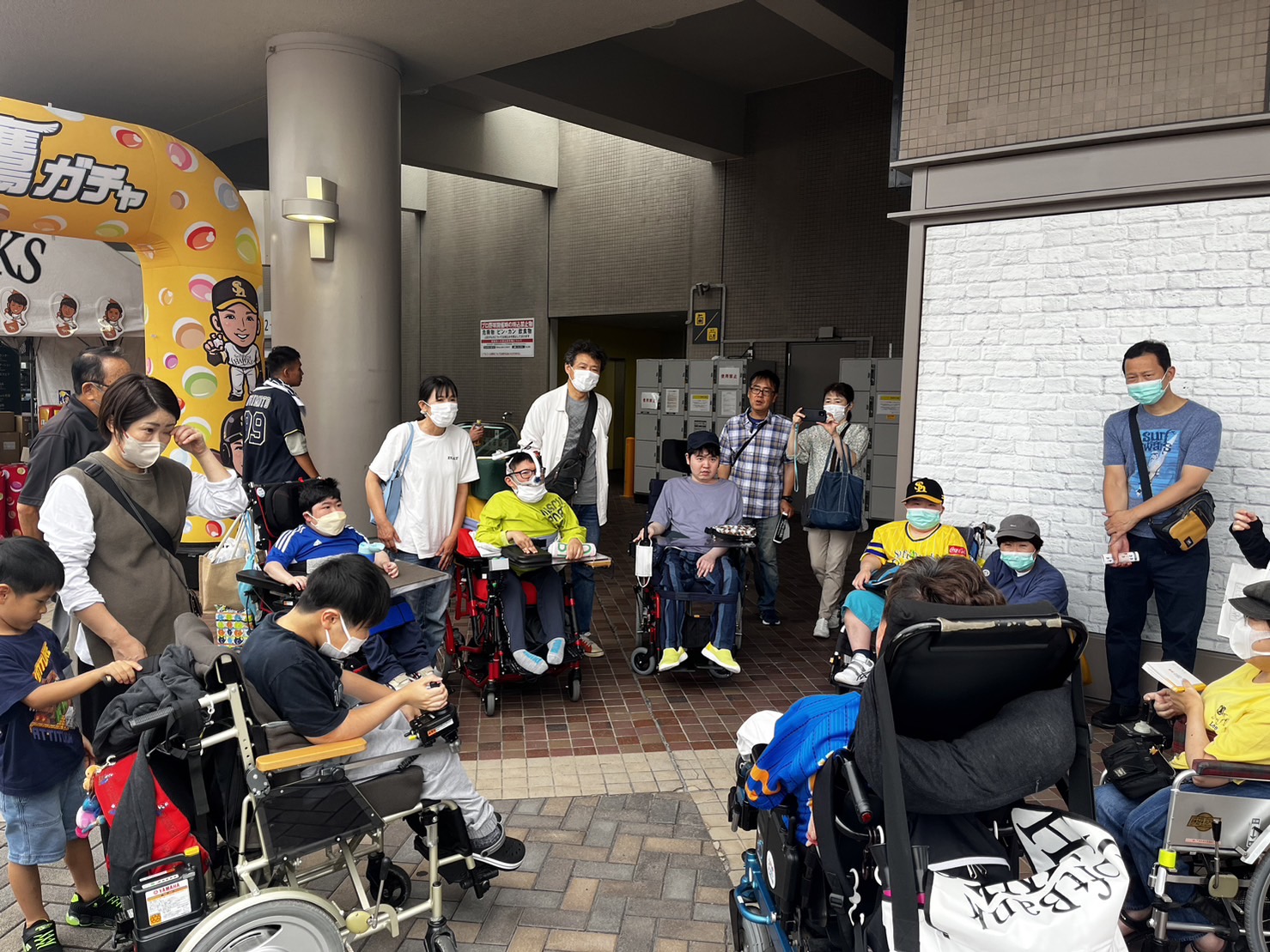 「野球観戦で患者交流2023」福岡02の写真